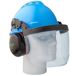 Průhledný štít z polykarbonátu pro ochranné přilby B-SAFETY TOP-PROTECT